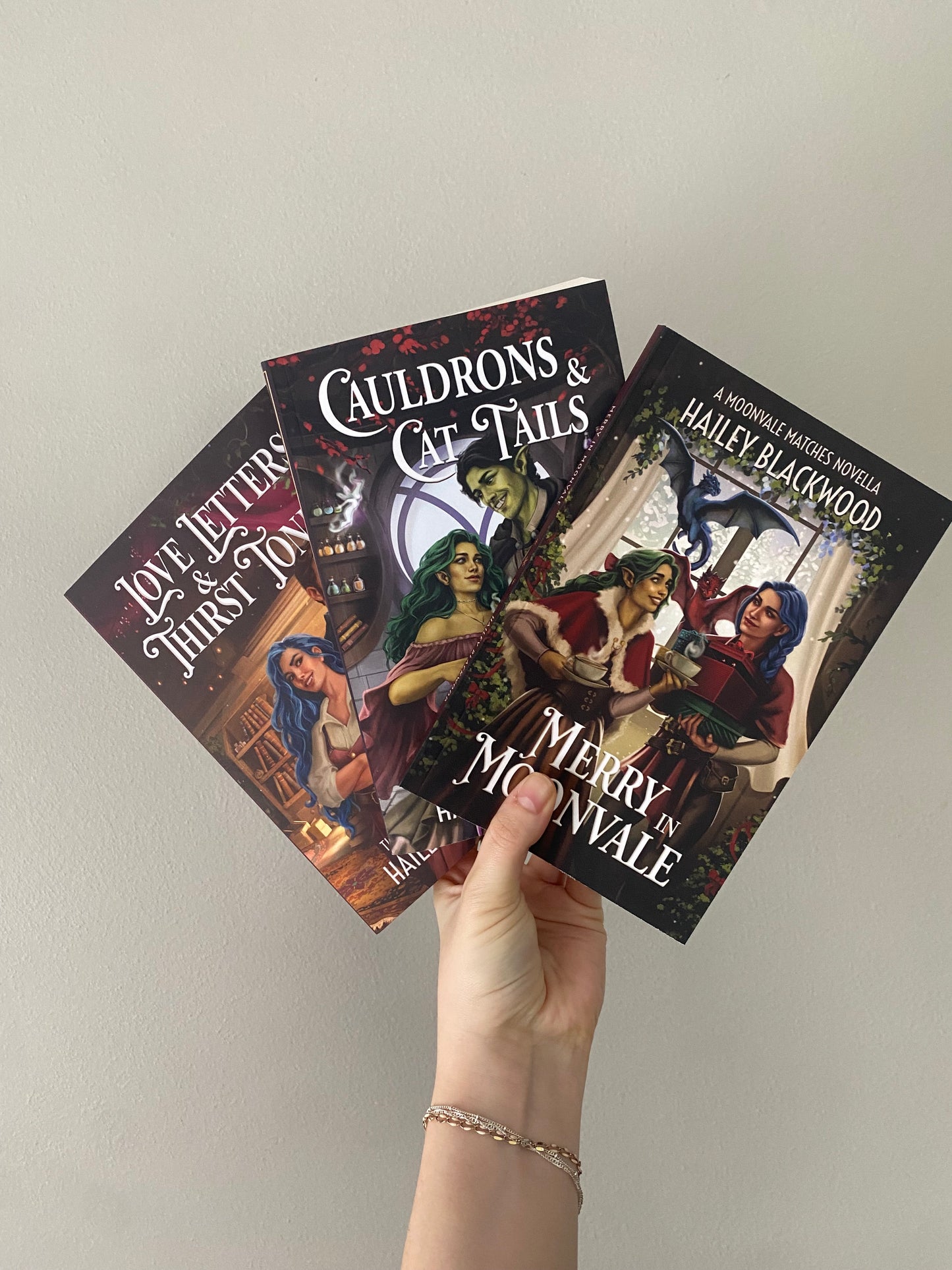 Signed Paperback Bundle - Love Letters, Cauldrons, Merry, and Shadows