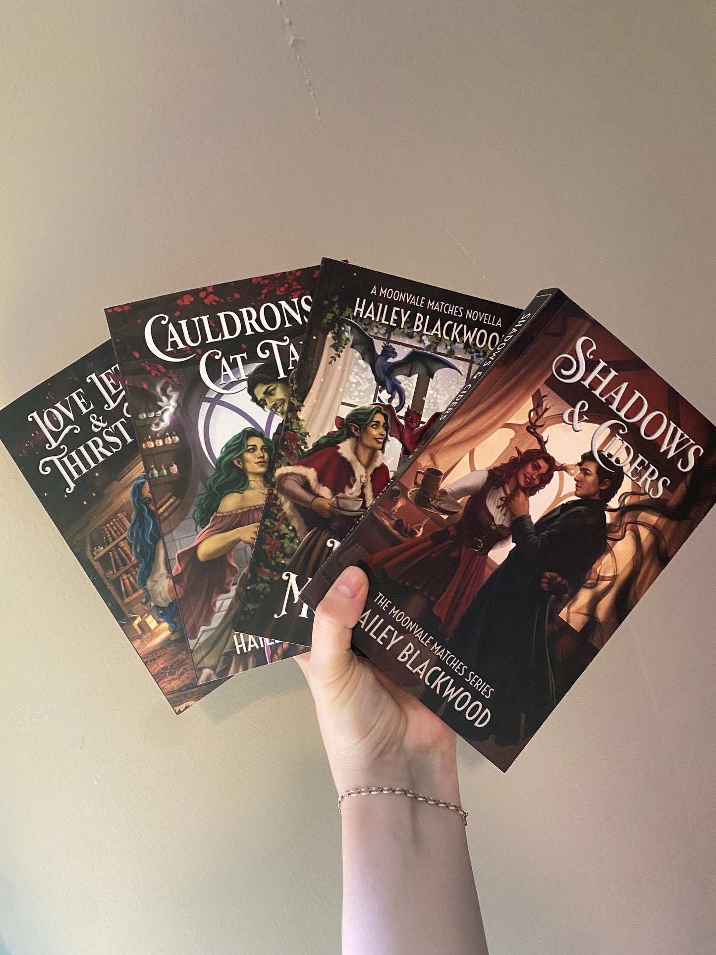 Signed Paperback Bundle - Love Letters, Cauldrons, Merry, and Shadows