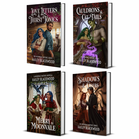 Signed Hardcover Bundle - Love Letters, Cauldrons, Merry, and Shadows
