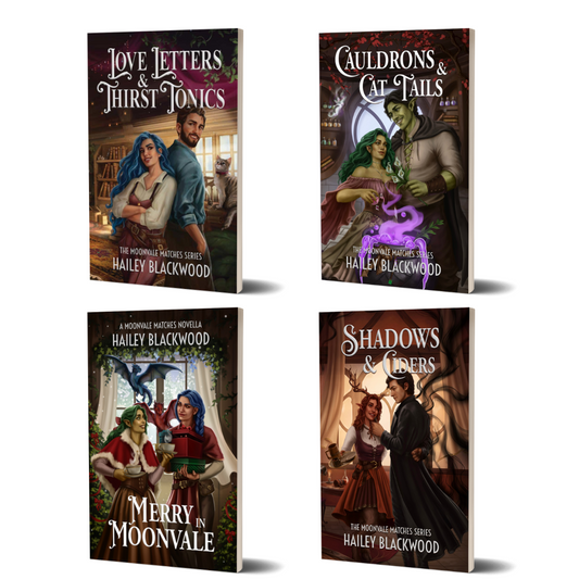 Signed Paperback Bundle - Love Letters, Cauldrons, Merry, and Shadows